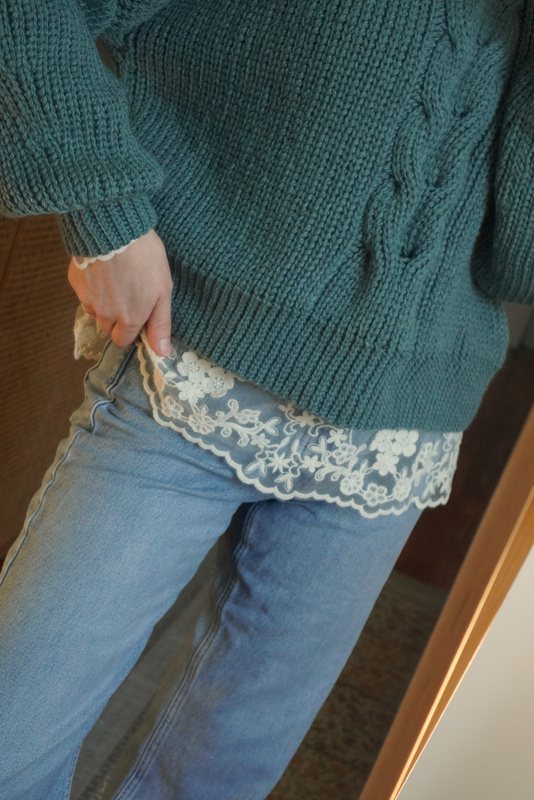 Ocean Sweater detail